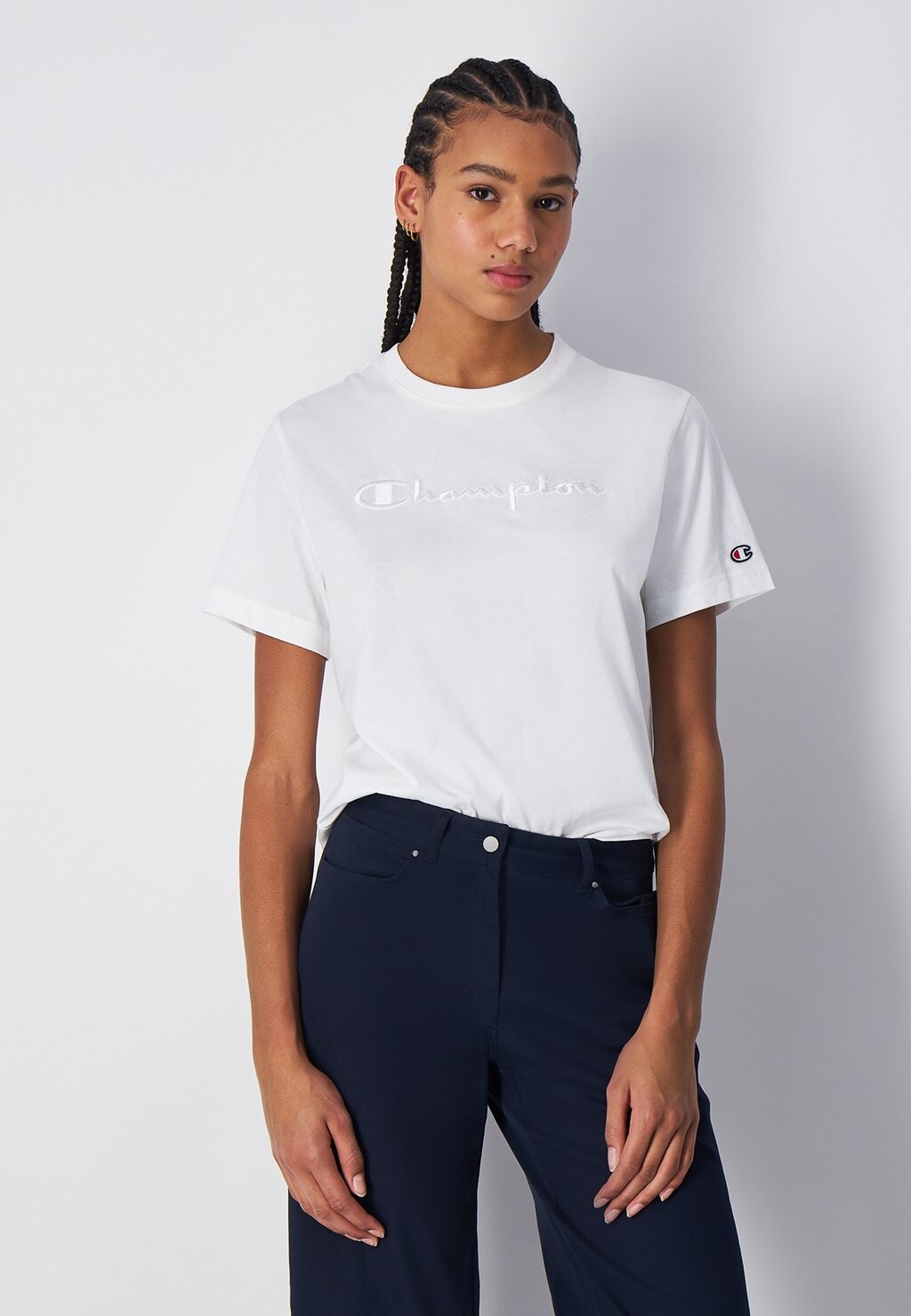

Футболка с принтом CREWNECK ICONS Champion, цвет white