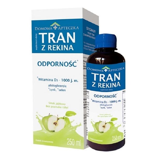 

Domowa Apteczka Tran z Rekina Smak Jabłkowy жидкий транс, 250 ml