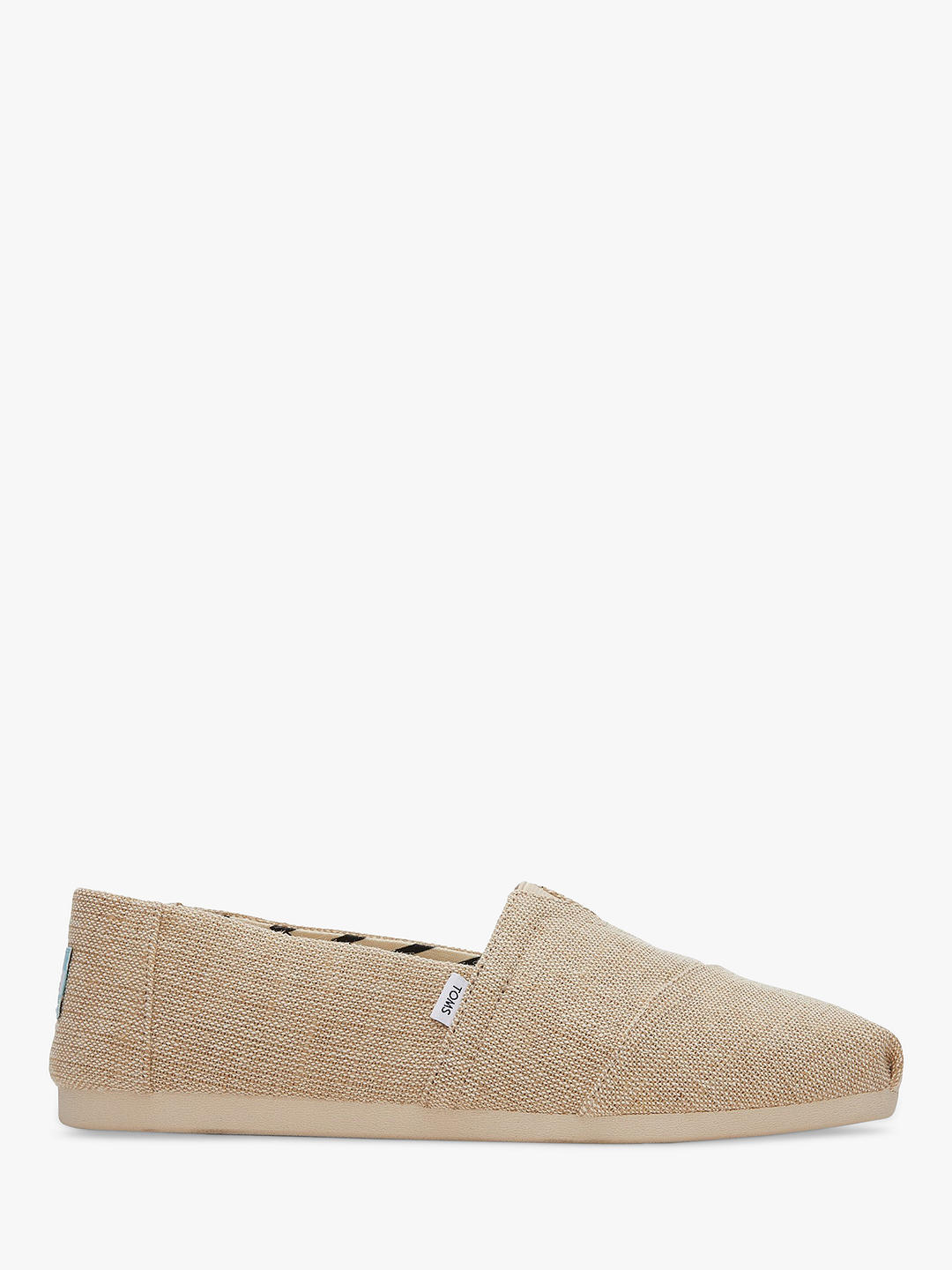 

Холщовые эспадрильи TOMS Alpargata, натуральный цвет