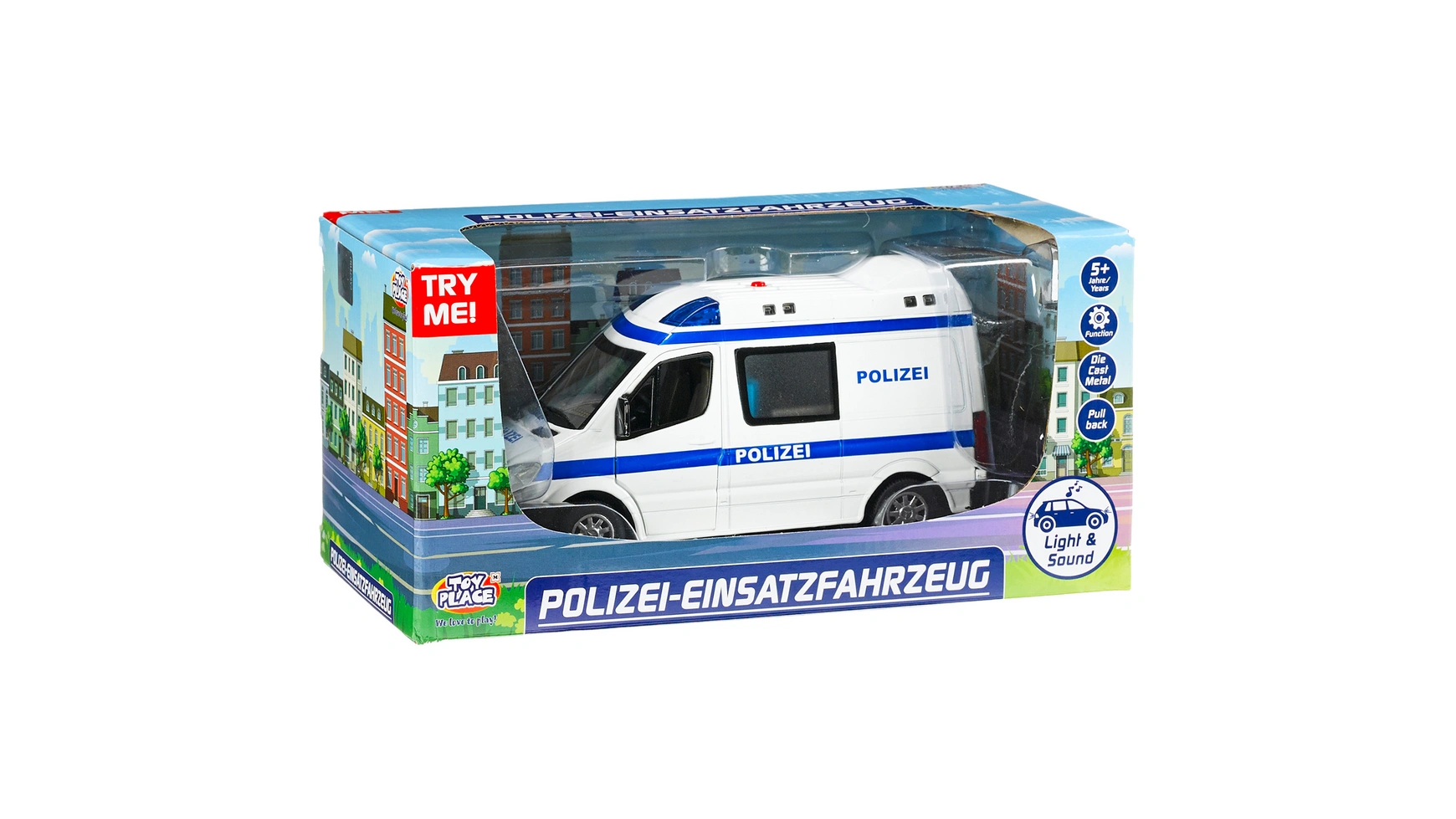 Мюллер Toy Place Полицейская машина скорой помощи со светом и звуком 1:32