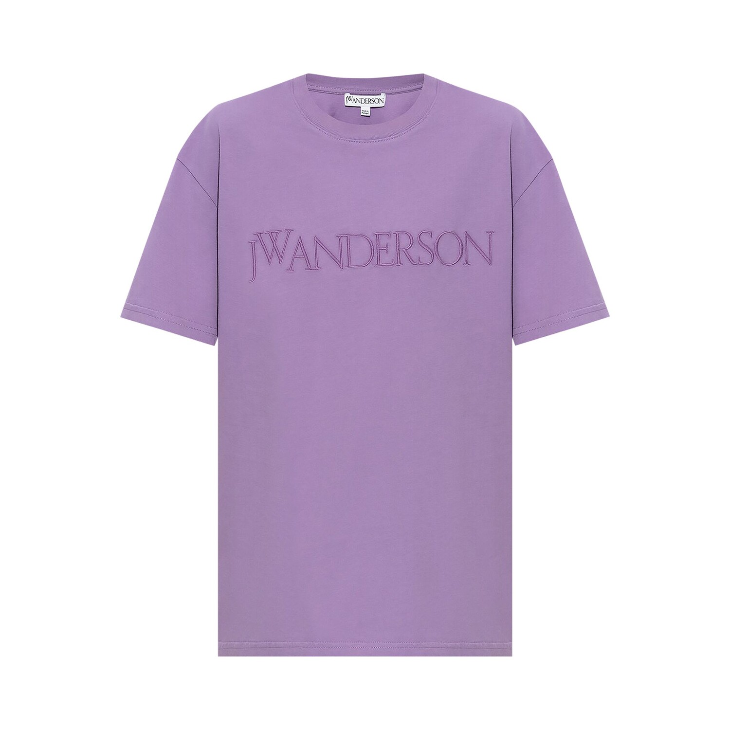 

Футболка с вышитым логотипом JW Anderson, Фиолетовый