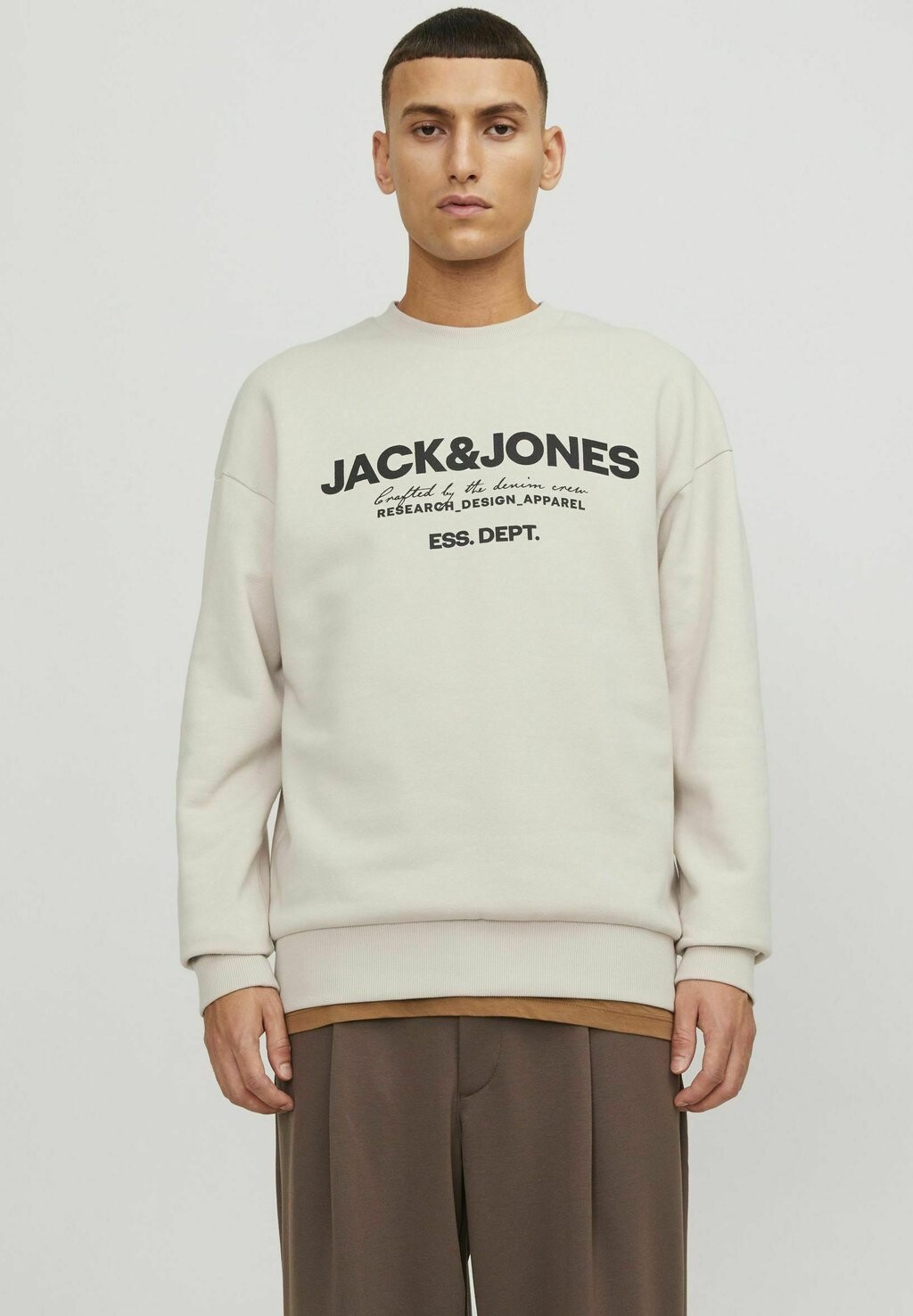 

Толстовка O-Ausschnitt Jack & Jones, цвет moonbeam