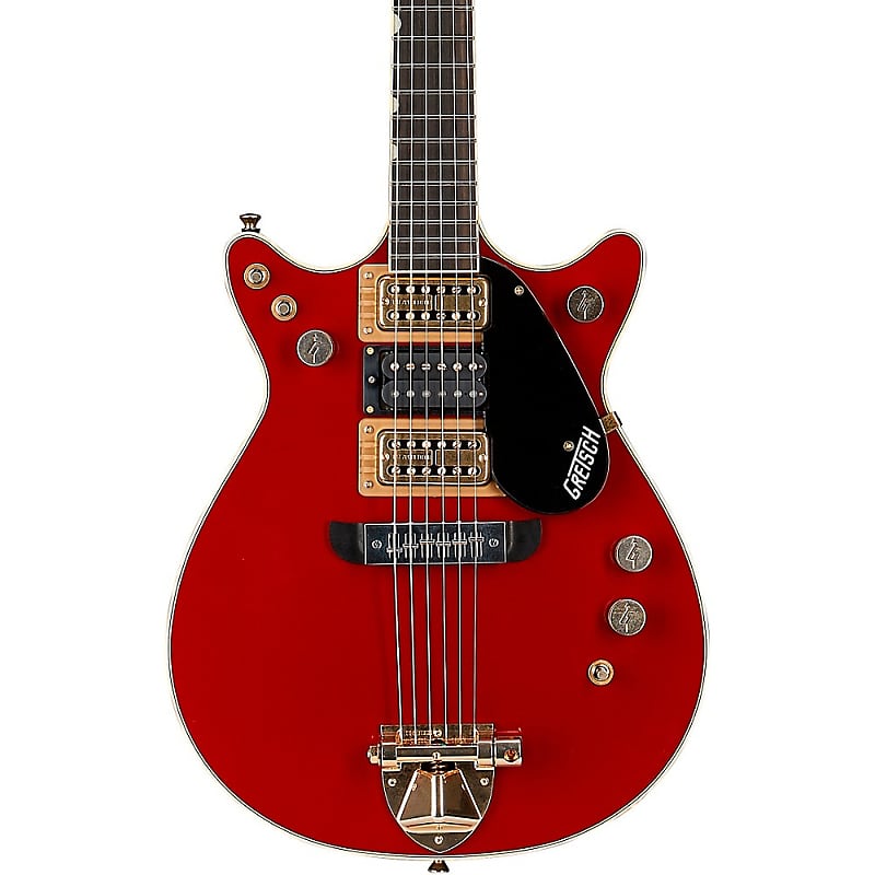 Электрогитара Gretsch Guitars G6131G-MY-RB Limited-Edition Malcolm Young Signature Jet Electric Guitar Vintage Firebird Red