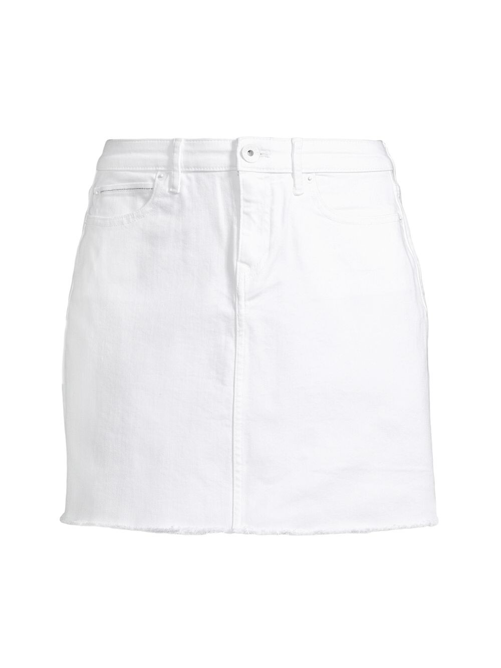 

Мини-юбка из эластичного денима Vineyard Vines, белый