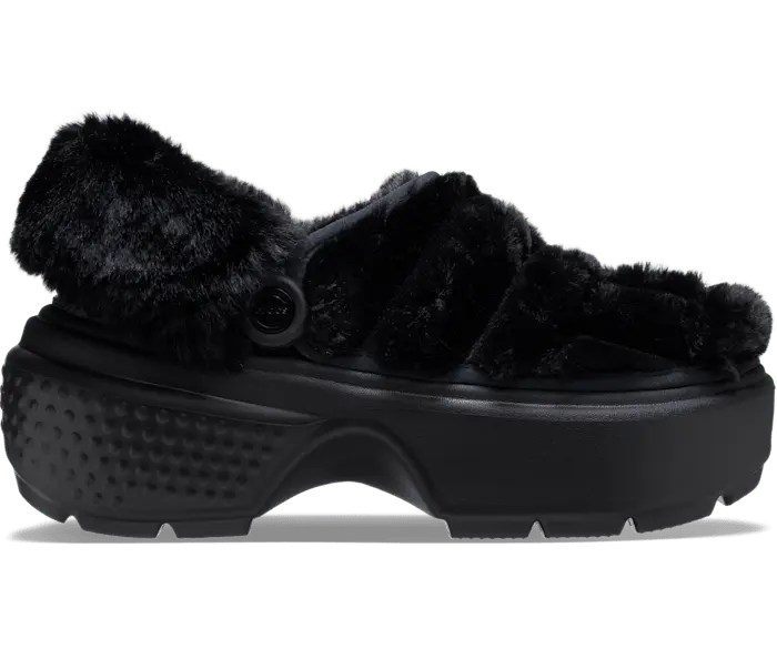 

Стеганые сабо Stomp Crocs мужские, цвет Black