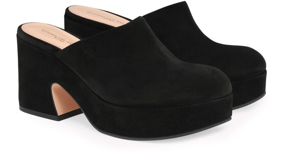 

Мюли Lyss с клогами Gianvito Rossi, черный