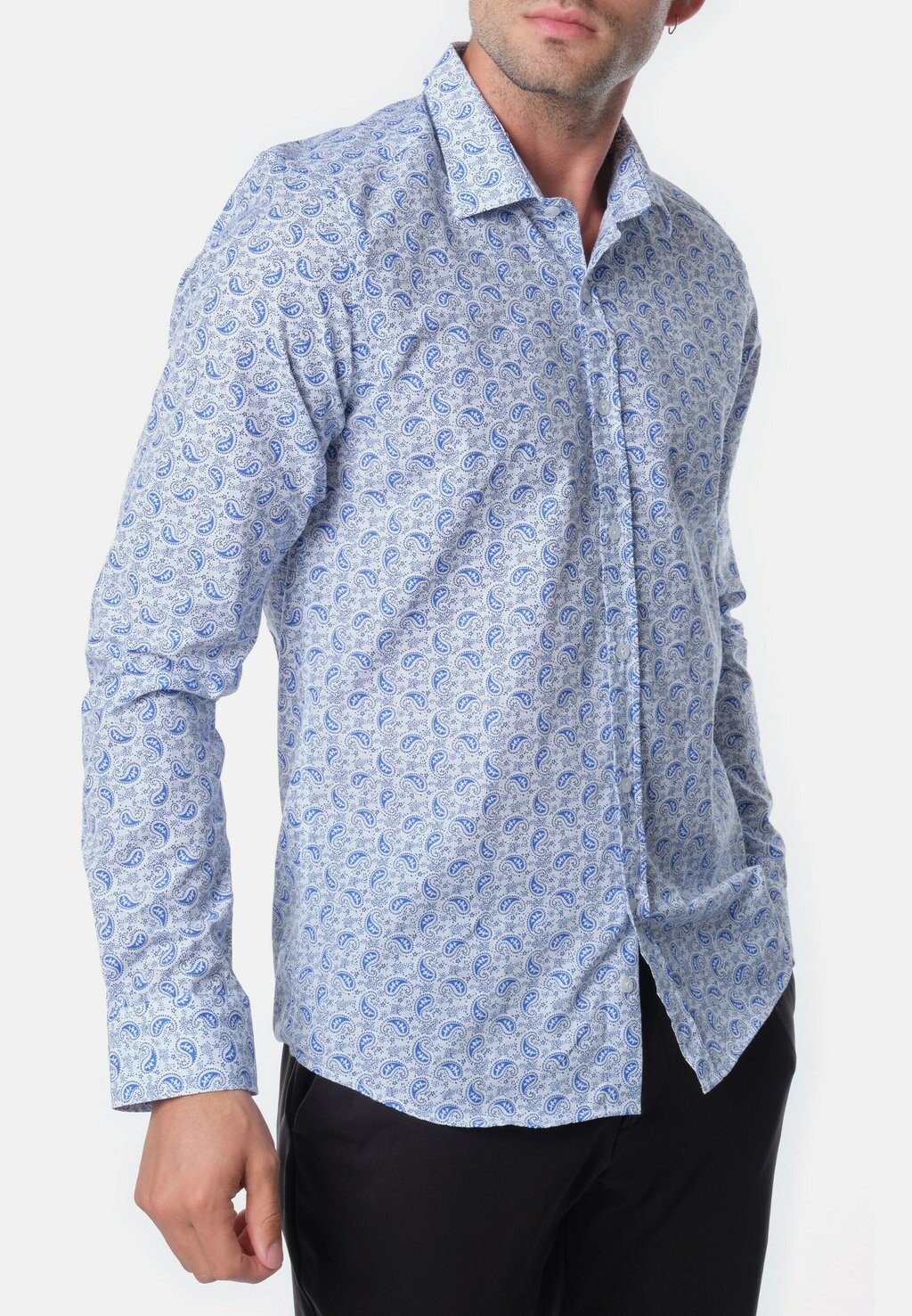 

Рубашка LONG-SLEEVED Hopenlife, Светло-синий