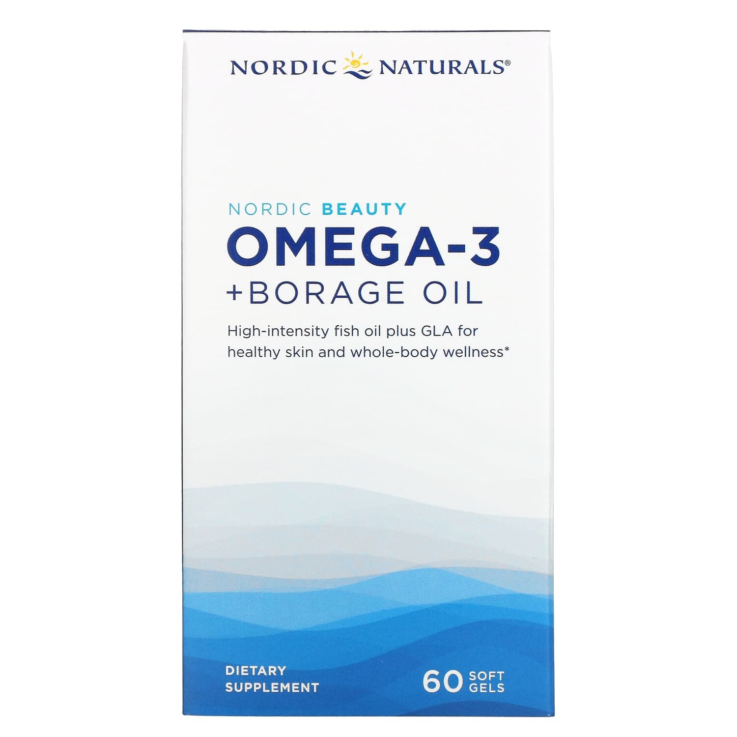 

Nordic Beauty, омега-3 и масло бурачника, 60 мягких таблеток, Nordic Naturals