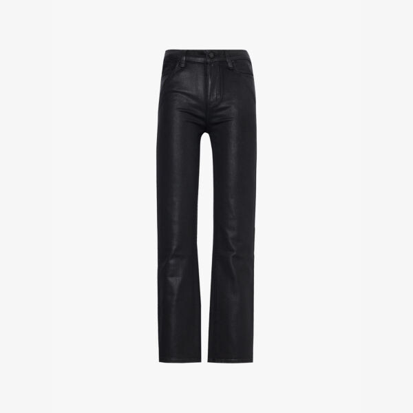 

Джинсы Cindy прямого кроя средней посадки из эластичной ткани Paige, черный