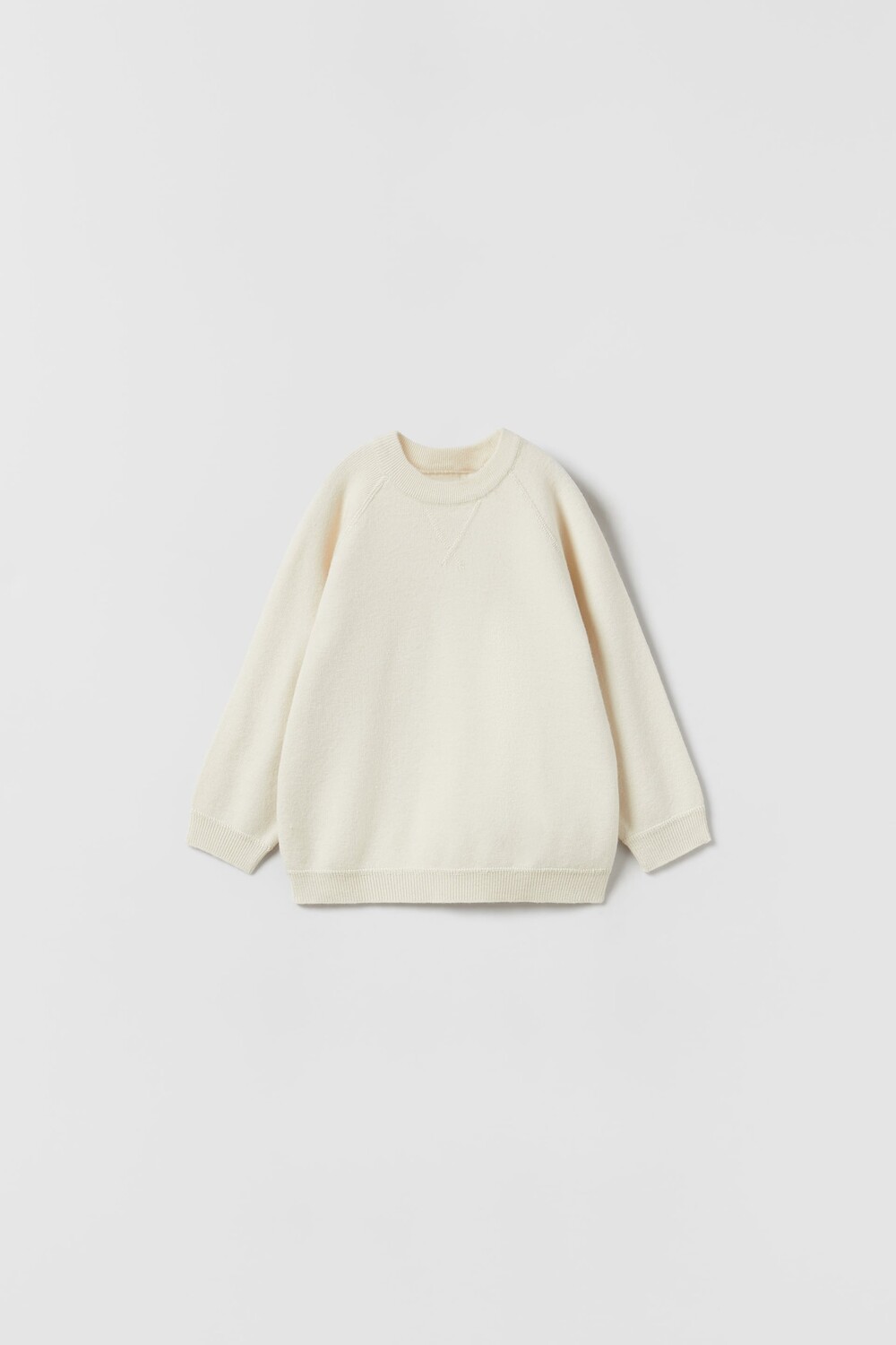 

Свитер из трикотажа Zara, светлый экрю