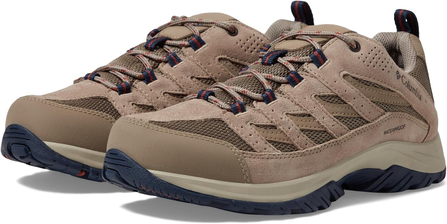 

Походная обувь водонепроницаемая Crestwood Waterproof Columbia, цвет Ash Brown/Warp Red