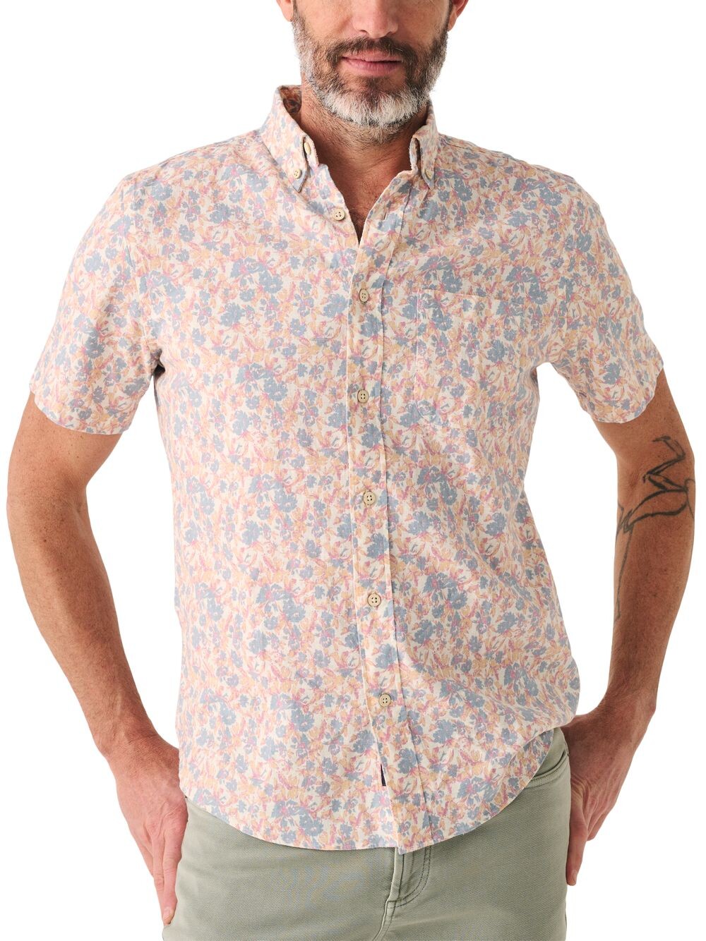 

Рубашка с короткими рукавами Breeze Faherty Brand