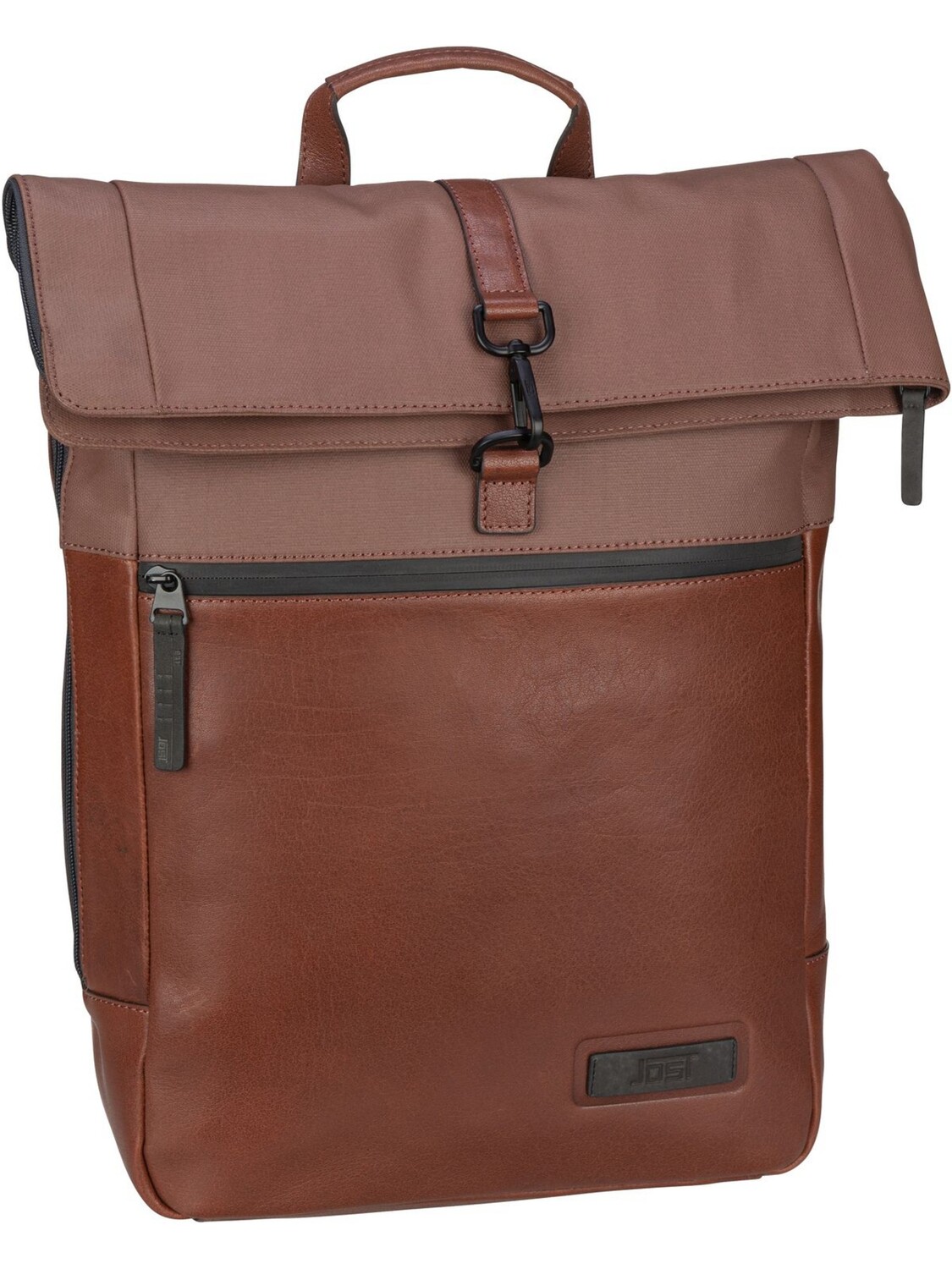 Рюкзак Jost Rolltop Malmö Backpack Courier, коньячный