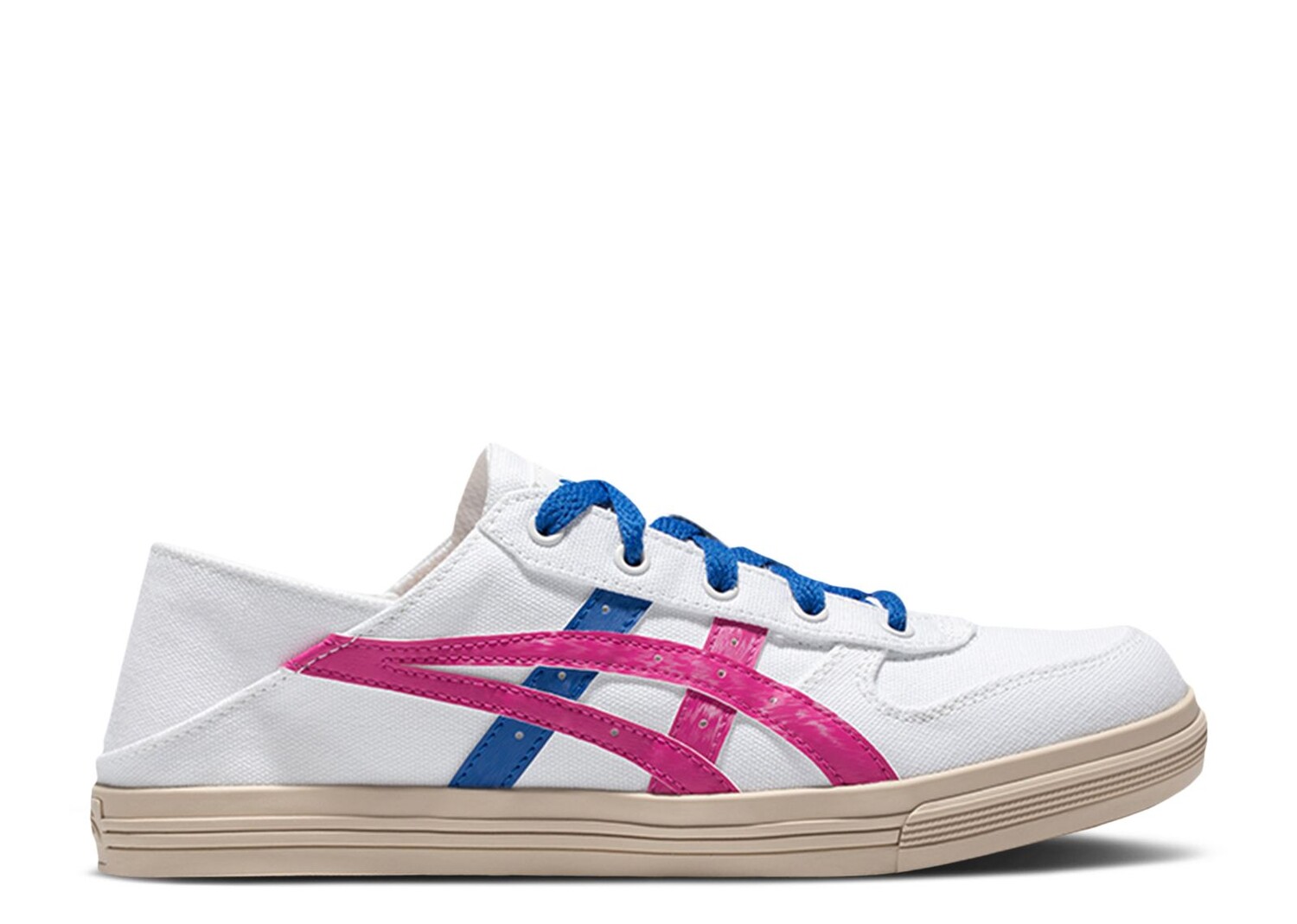 

Кроссовки ASICS Aaron Slip-On 'White Pink Blue', белый
