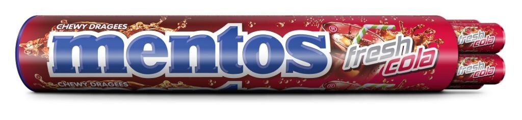 

Mentos Cola Джамбо Ролл 8 шт. 296г Perfetti Van Melle