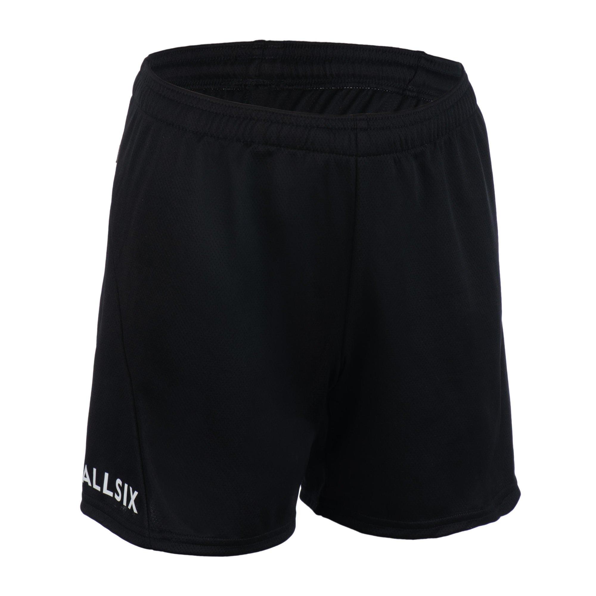 Волейбольные шорты Decathlon для тренировок Allsix, черный волейбольные шорты женские v100 черные allsix черный