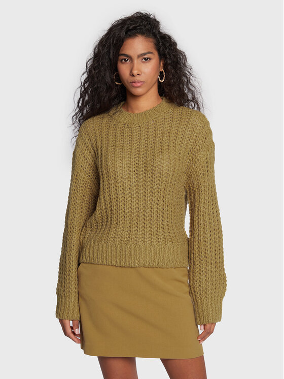 Пуловер свободного кроя Moss Copenhagen, желтый