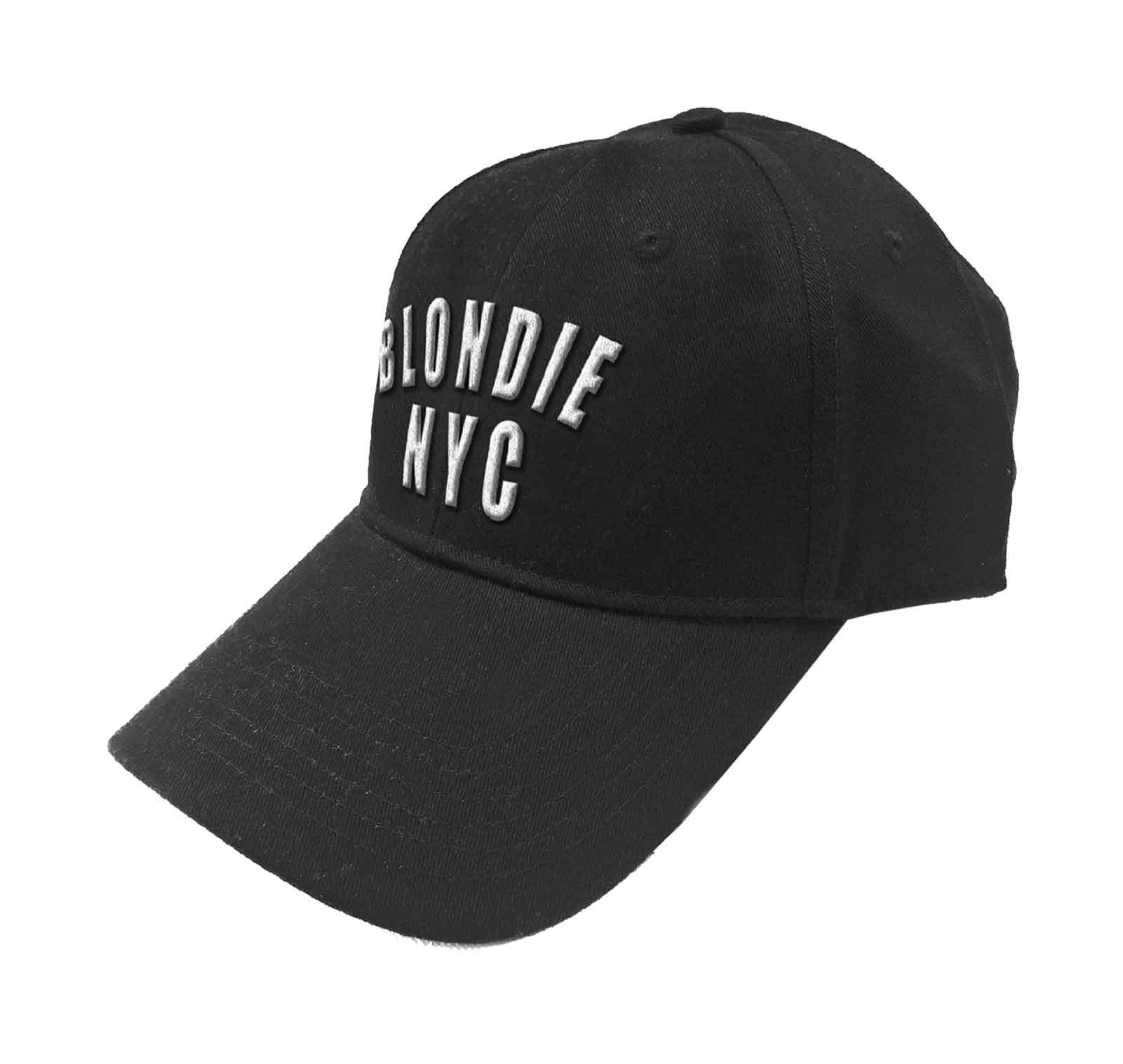 Бейсбольная кепка с логотипом NYC Band и ремешком на спине Blondie, черный