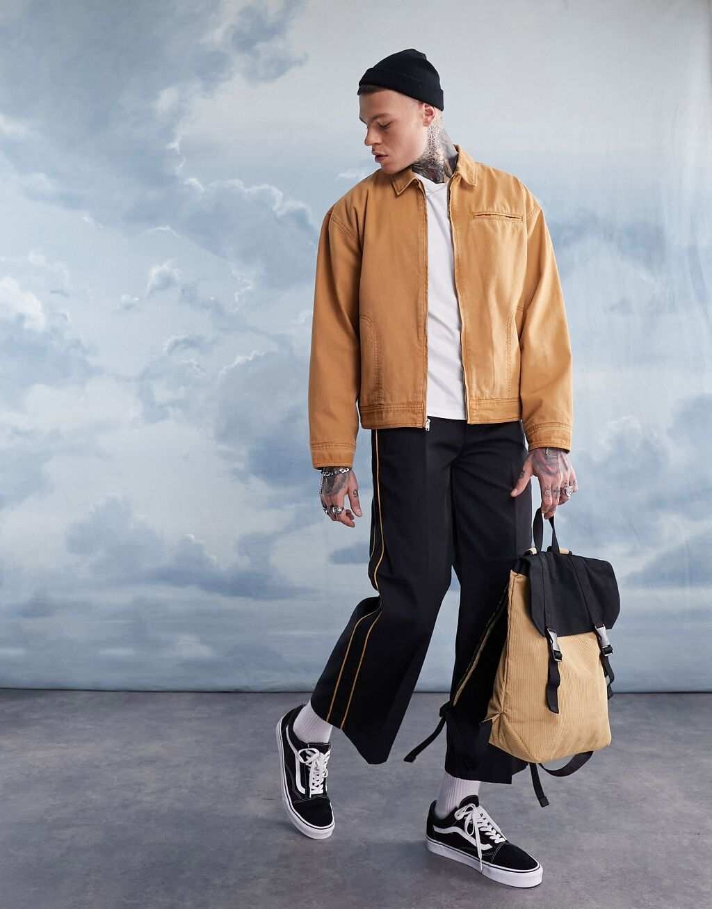 

Светло-коричневая куртка Харрингтон ASOS DESIGN, Коричневый