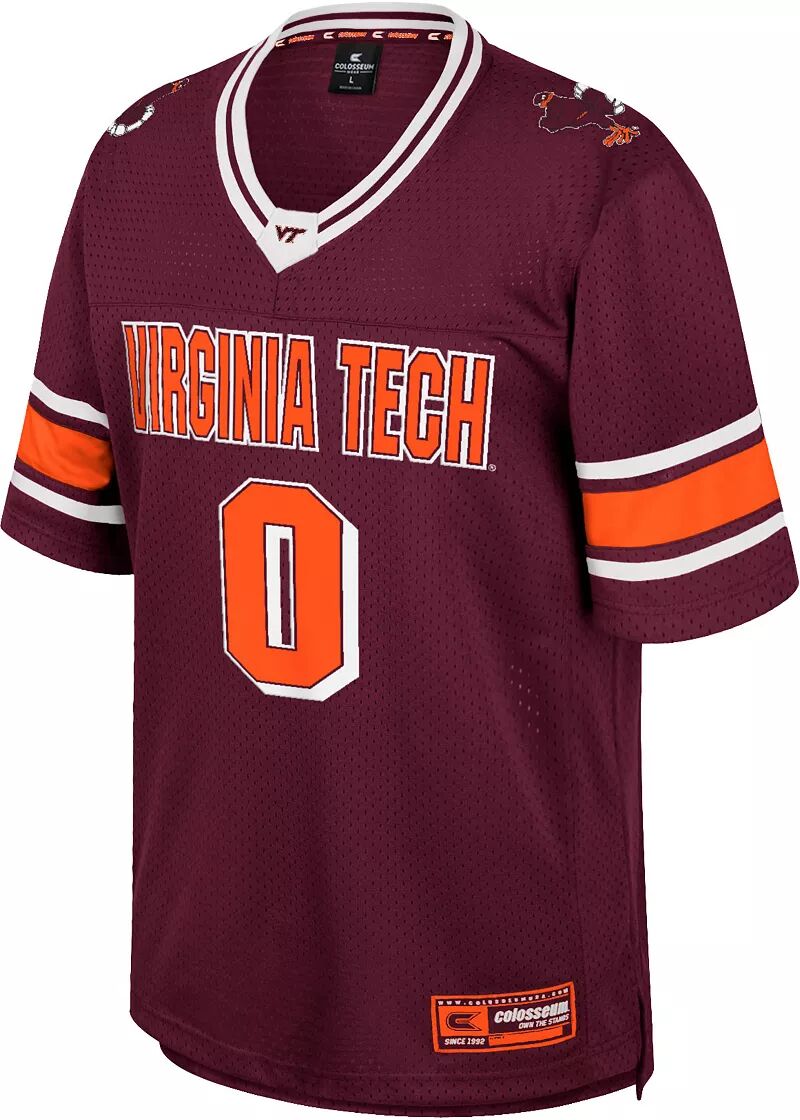 

Colosseum Футбольная майка Youth Virginia Tech Hokies Maroon No Fate