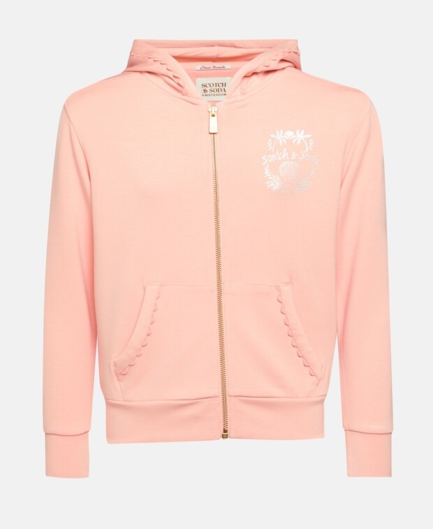 

Толстовка с капюшоном Scotch & Soda, роза