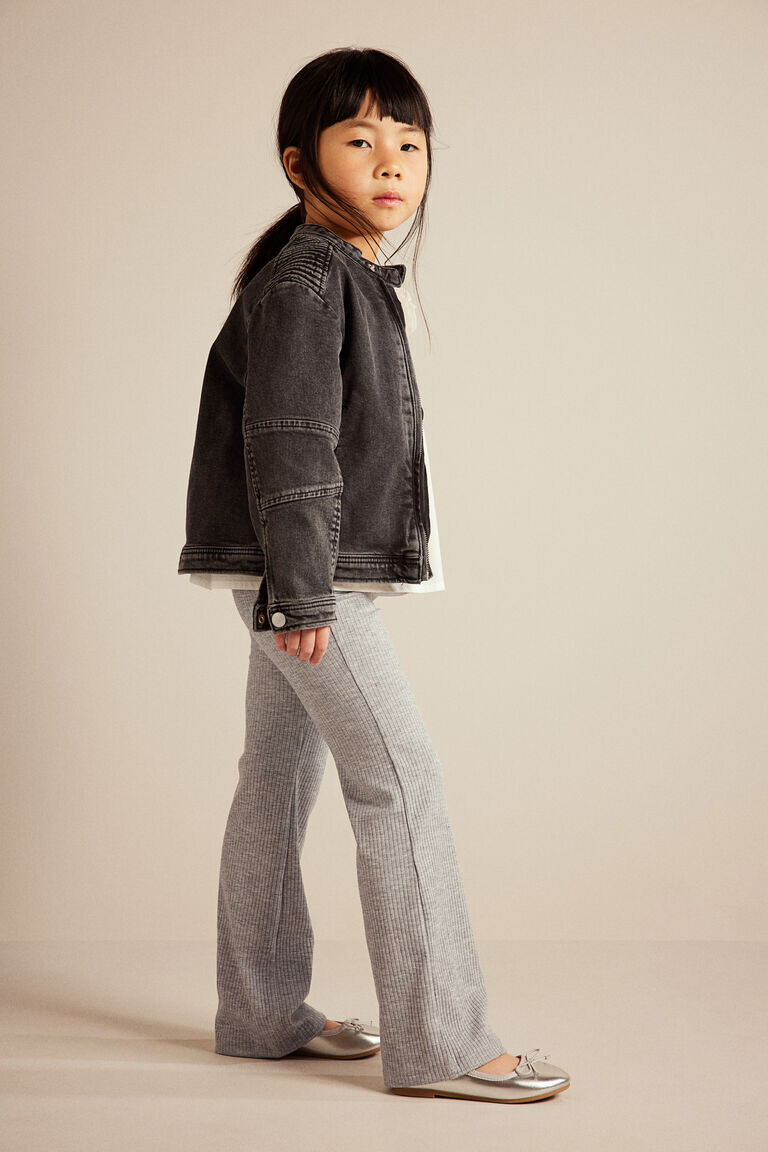 

Расклешенные леггинсы H&M, серый