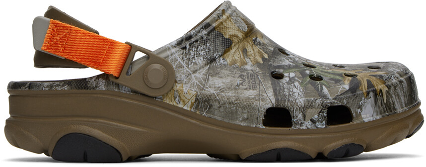 

Универсальные сандалии Crocs Taupe Realtree Edition