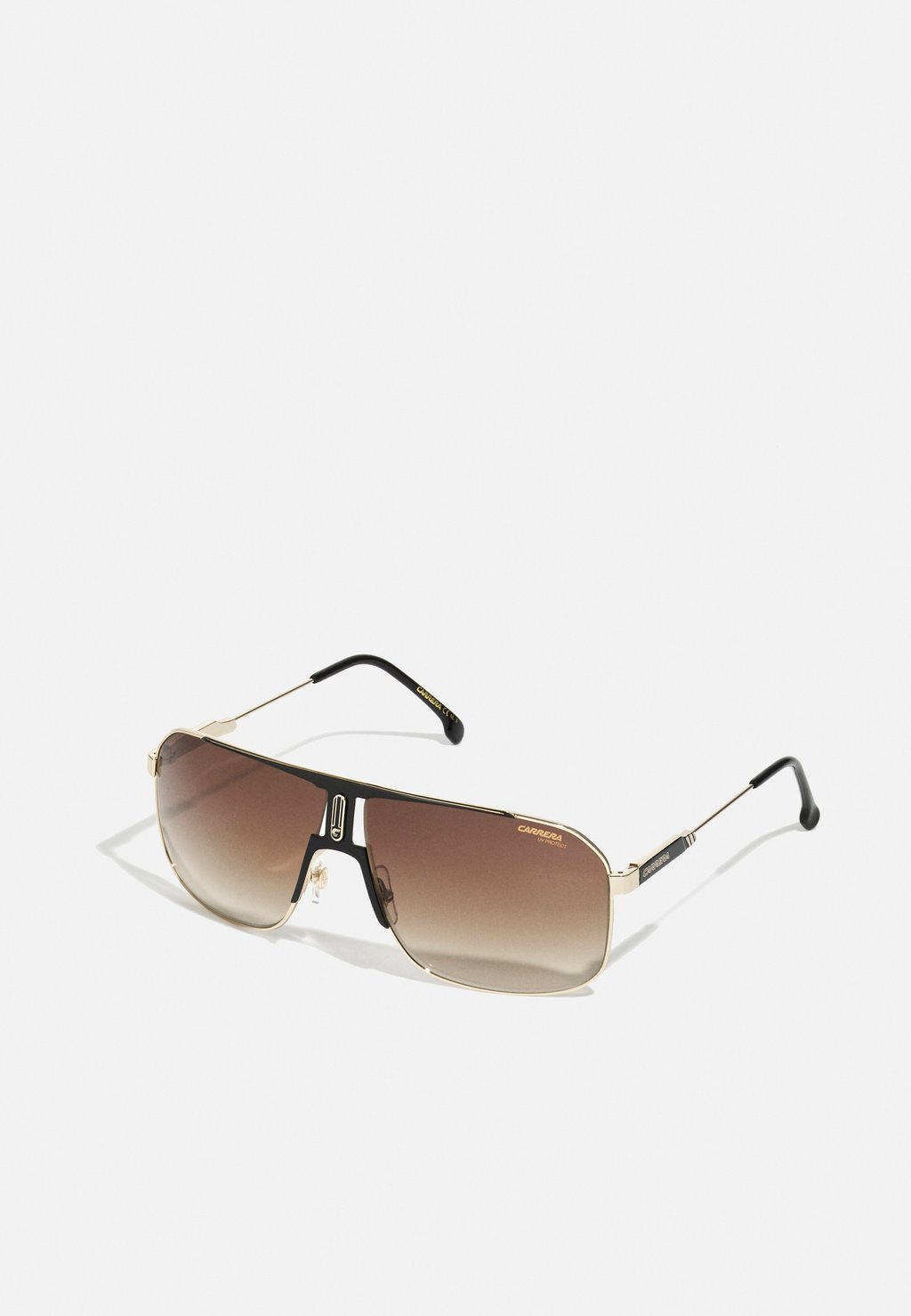 Солнцезащитные очки Carrera, чёрные/золотые