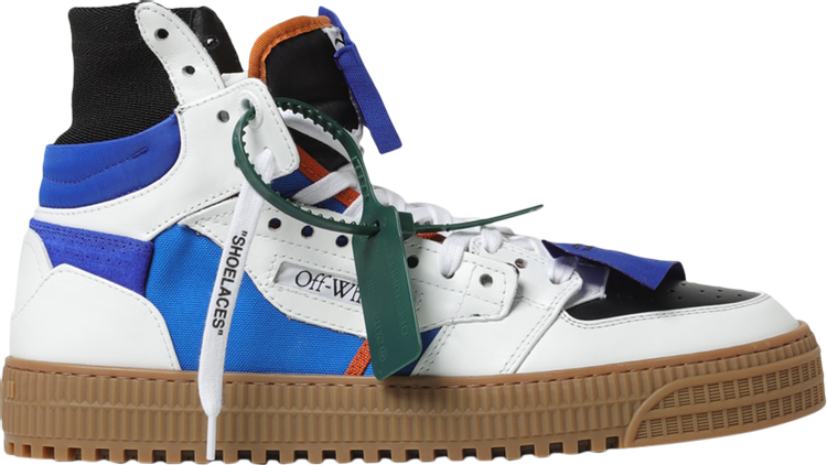 

Кроссовки Off-White Off-Court 3.0 High 'White Blue Fluo Gum', синий