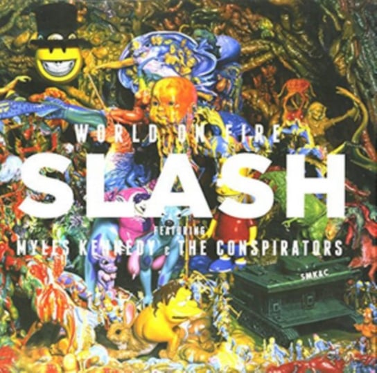 Виниловая пластинка Slash - World On Fire - Blue & Yellow Vinyl (Limited Edition)