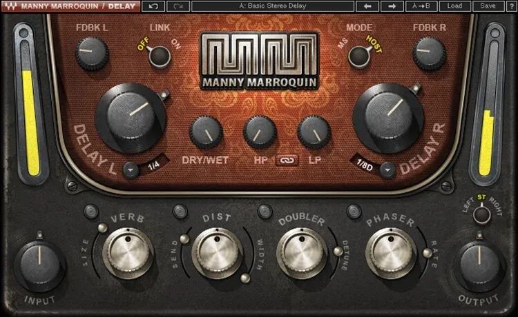 

Плагин задержки Waves Manny Marroquin