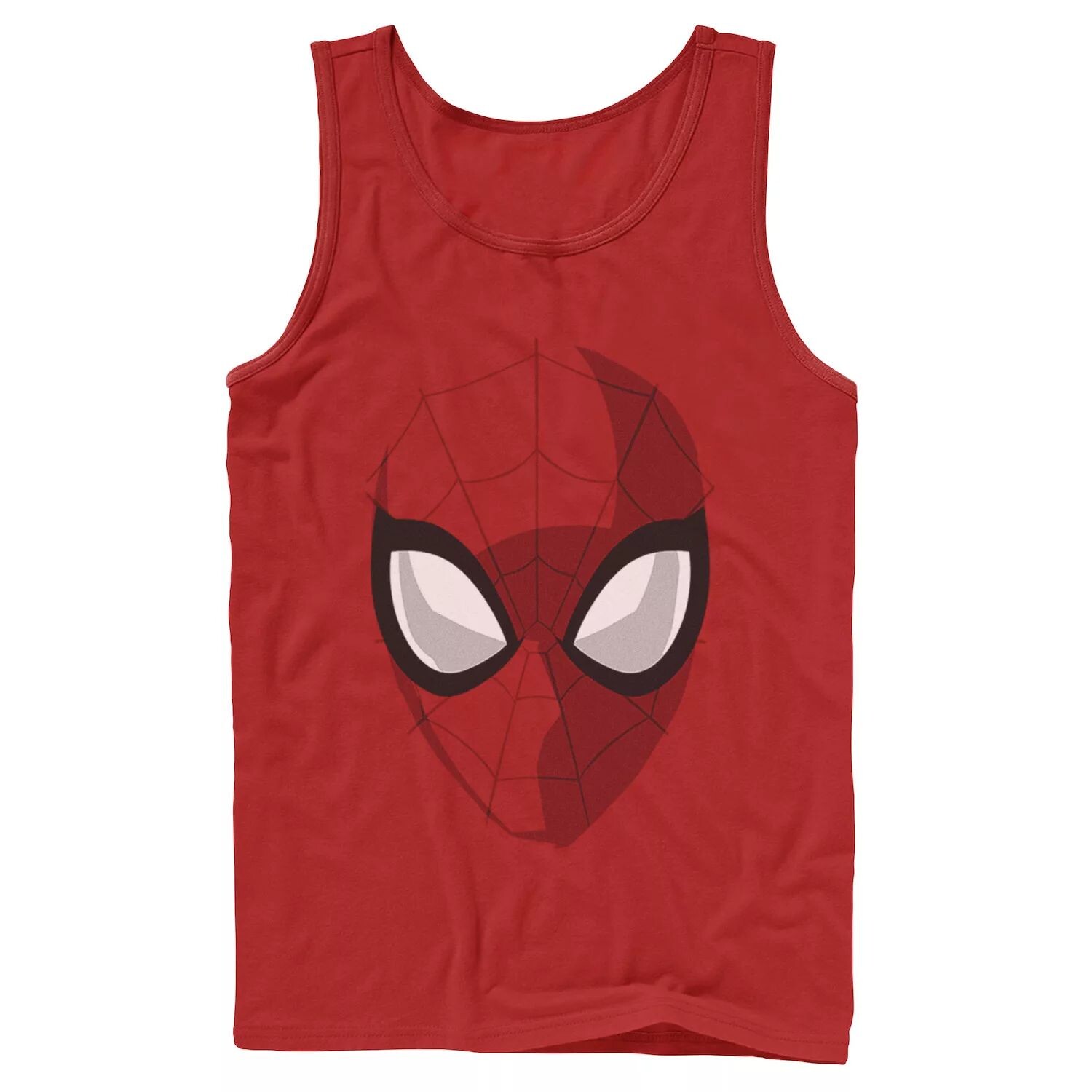 

Мужская современная майка с большим лицом Marvel Spider-Man Licensed Character