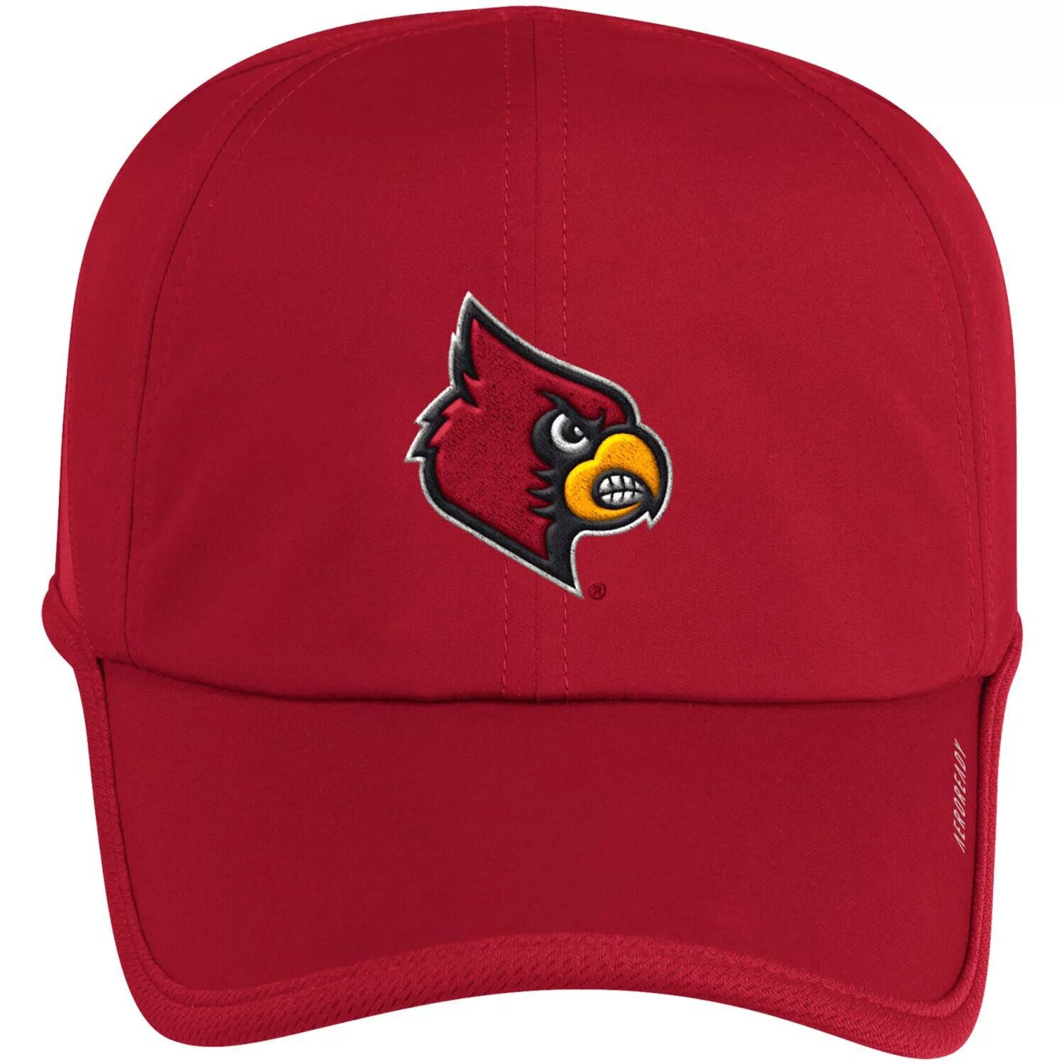 

Мужская регулируемая кепка adidas Red Louisville Cardinals Superlite AEROREADY