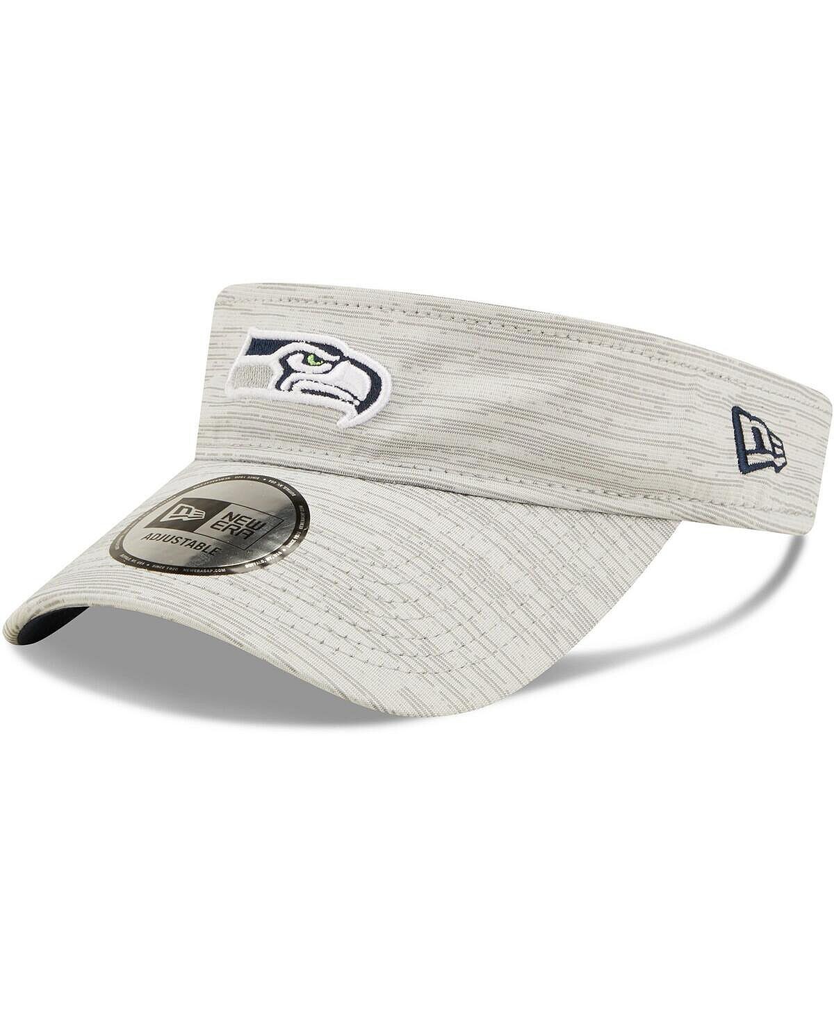 

Мужские серые регулируемые козырьки Seattle Seahawks Distinct New Era
