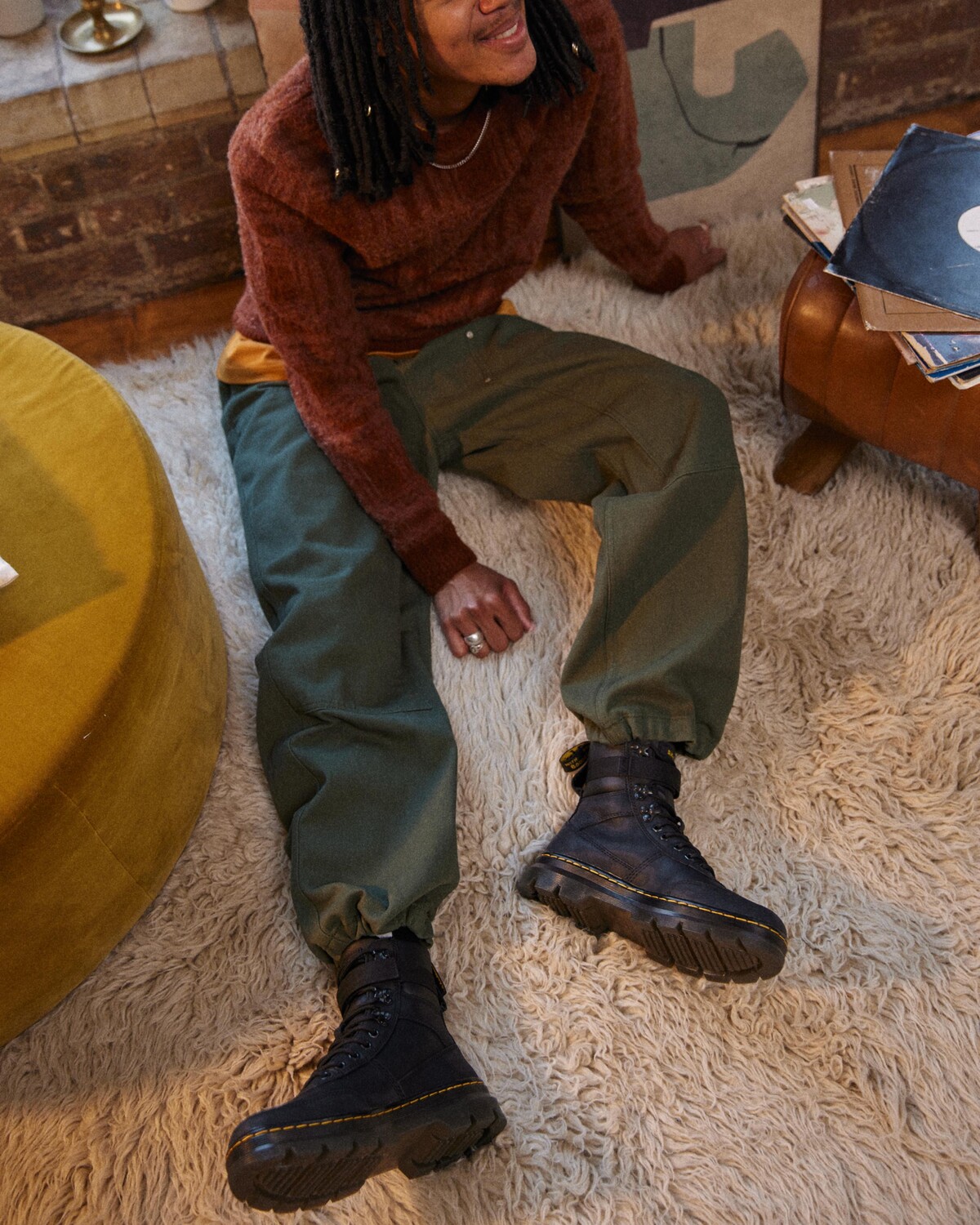 

Кожаные повседневные ботинки Combs Tech Wyoming Dr. Martens