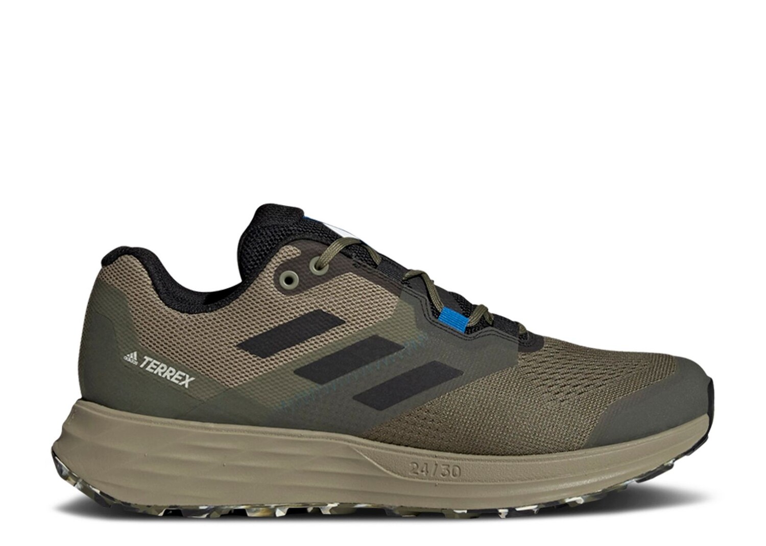

Кроссовки adidas Terrex Two Flow 'Focus Olive', зеленый