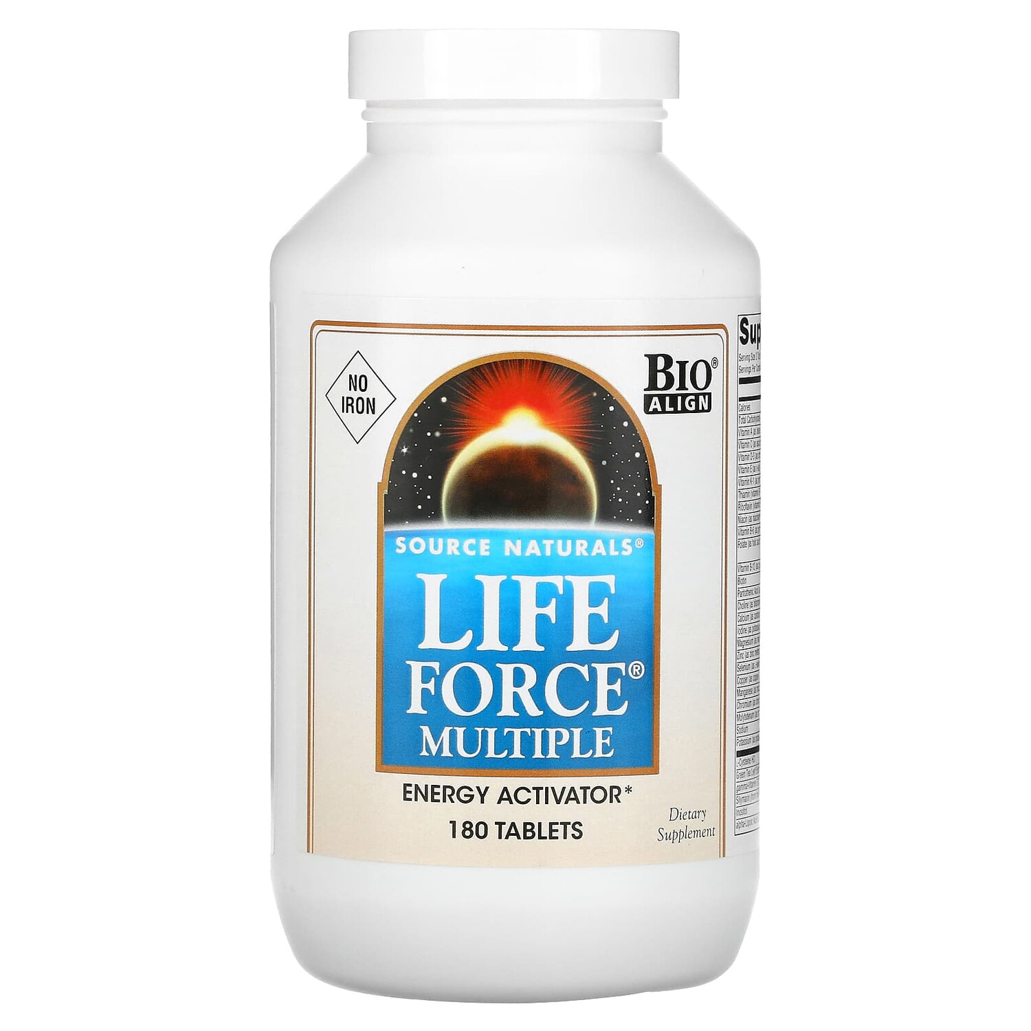 

Life Force Multiple, без железа, 180 таблеток, Source Naturals