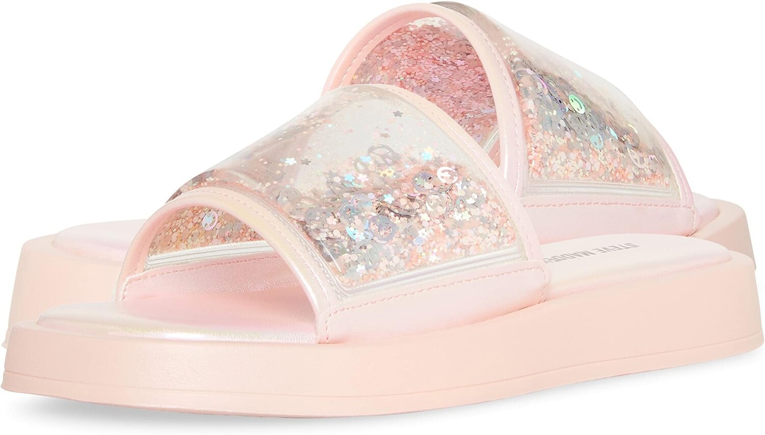 

Сандалии на плоской подошве Sweetee Steve Madden, цвет Blush