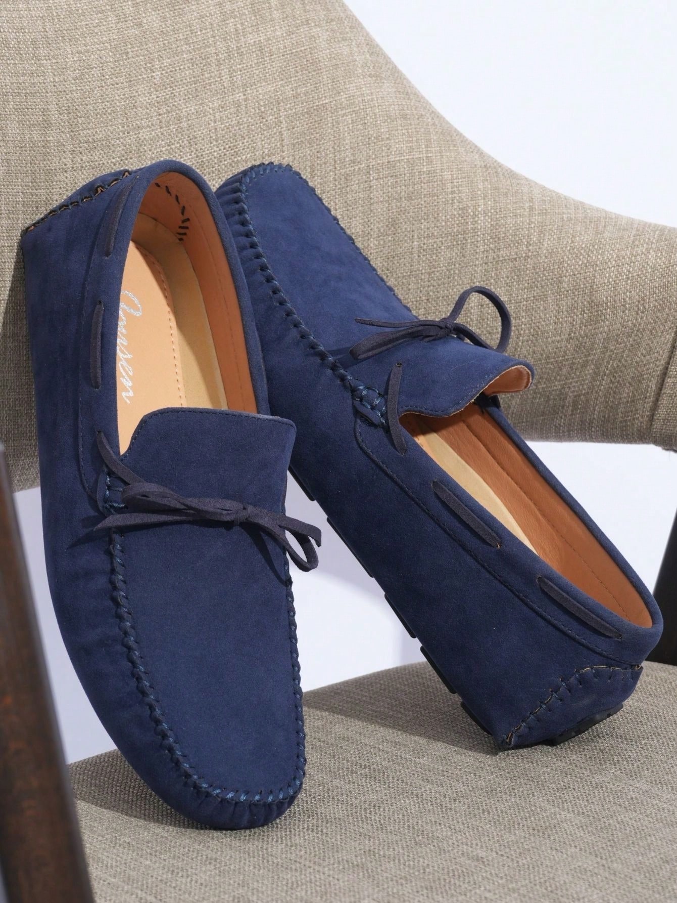 SHOESMALL, amy3056-темно-синий мужские парусиновые туфли повседневные лоферы без застежки дышащие плоская подошва для вождения прогулок кроссовки обувь для доски н