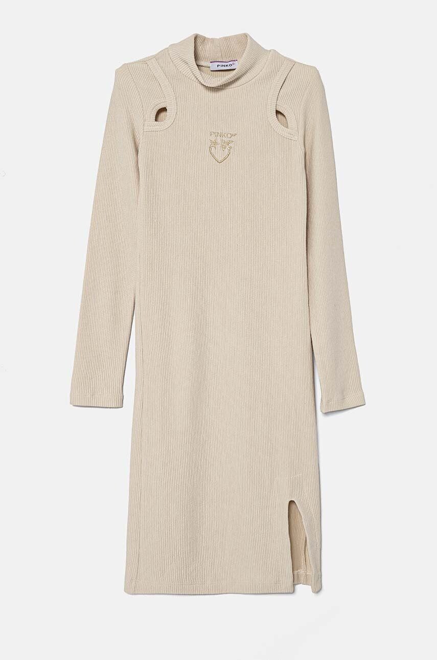 

Платье Pinko Up для маленькой девочки, бежевый