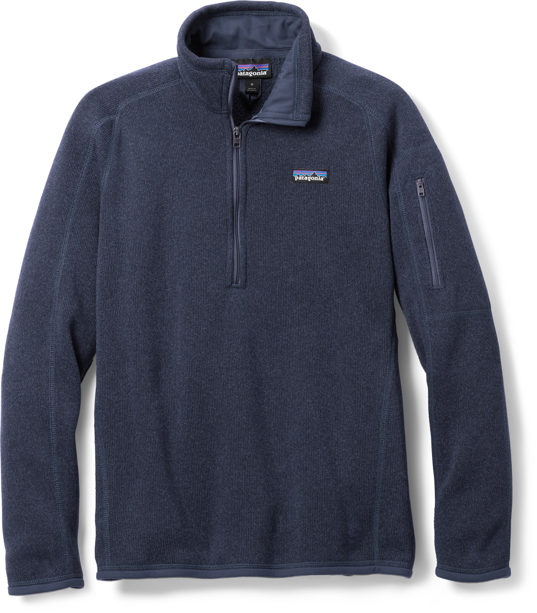 Флисовый пуловер Better Sweater с молнией в четверть — женский Patagonia, синий пуловер better sweater с молнией в четверть женский patagonia белый