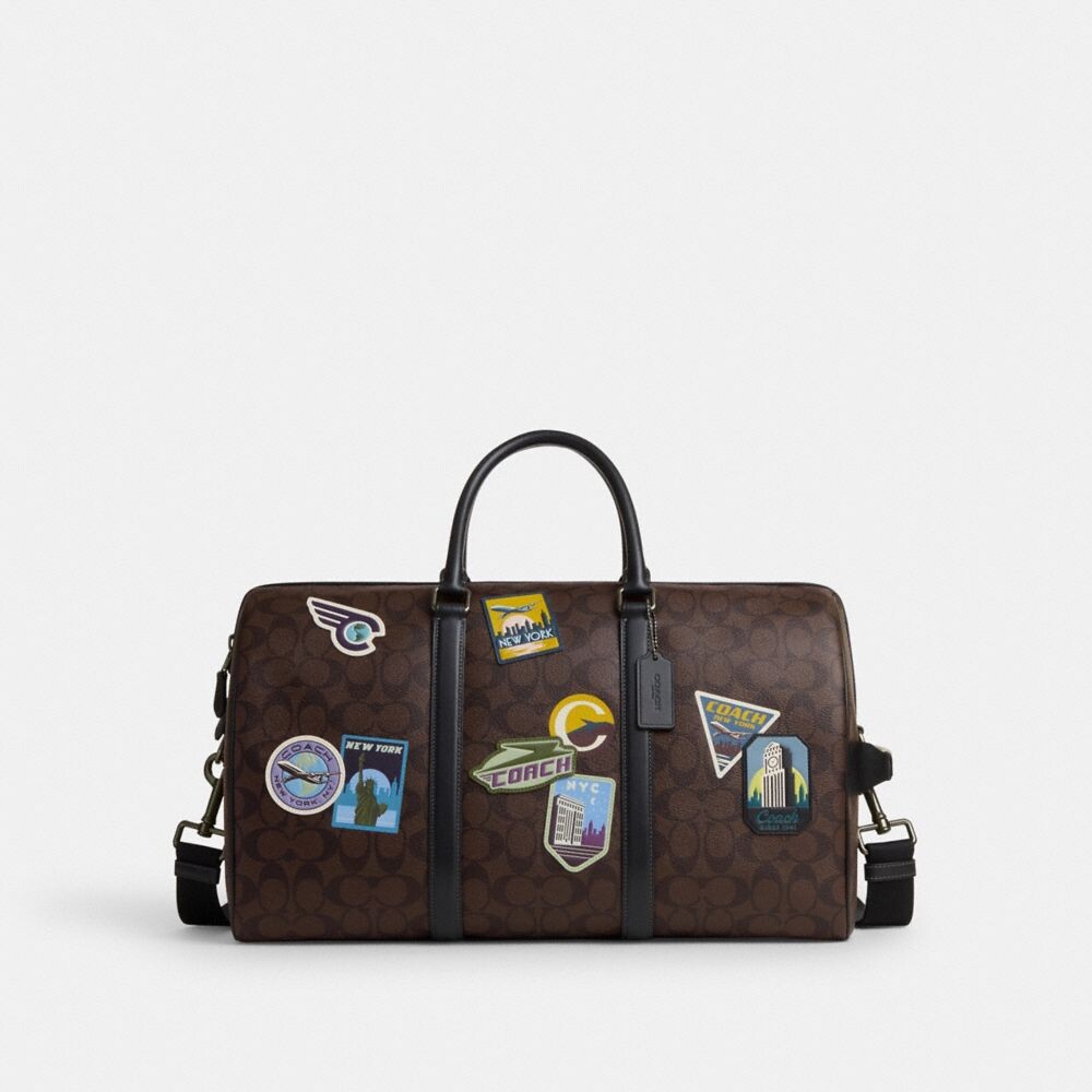 

Сумка Venturer COACH, цвет gunmetal/mahogany multi