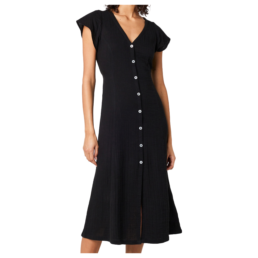 Платье Rip Curl Women's Premium Surf Long Dress, черный платье rip curl talia long sleeve dress кремовый
