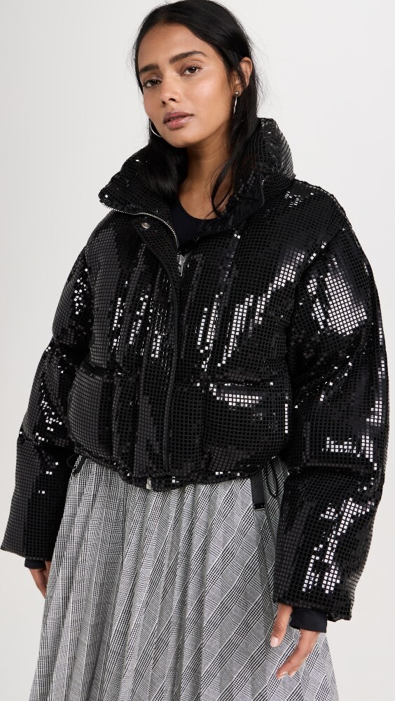 

Куртка Shoreditch Ski Club Dissco Puffer, черный