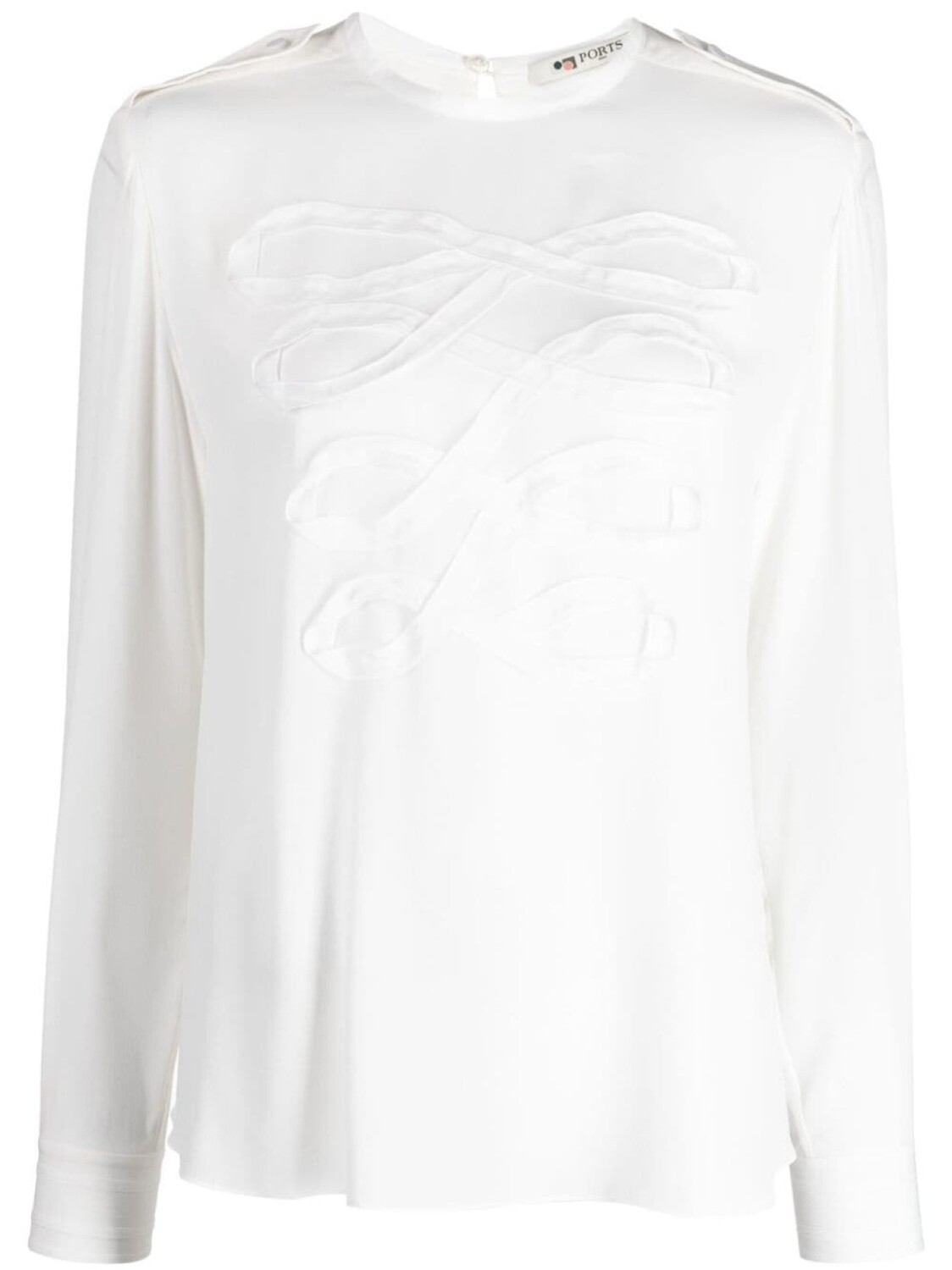 

Ports 1961 блузка infinity с длинными рукавами, белый