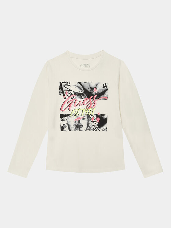 

Блуза стандартного кроя Guess, экрю