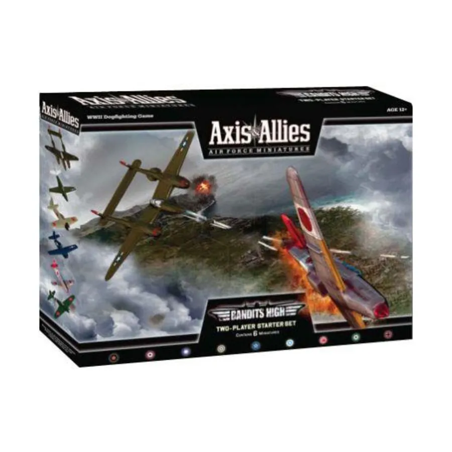 

Air Force — стартовый набор Bandits High для двух игроков, Axis & Allies - Collectible Miniatures Game - Sealed Boosters & Boxes, Rules & Scenario Packs