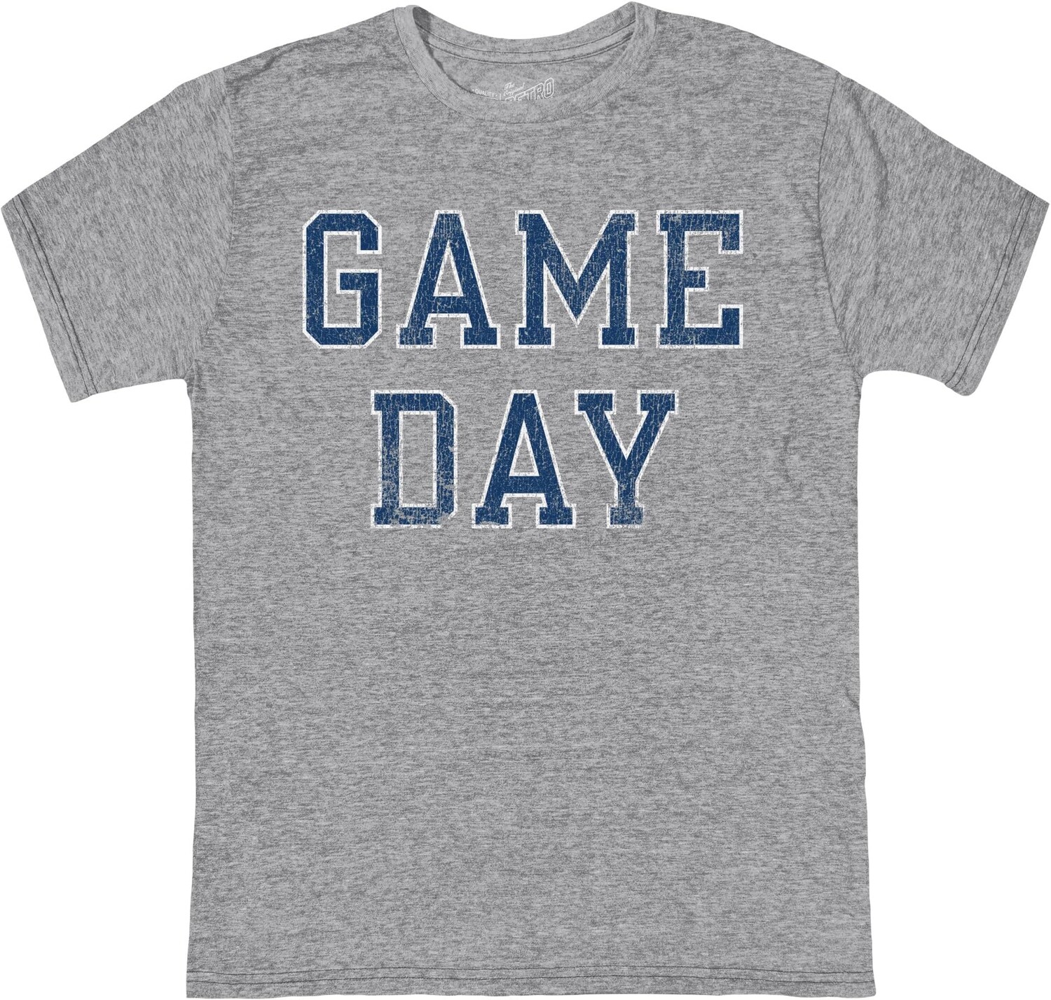 

Футболка The Original Retro Brand Kids Tri-Blend Game Day Football Crew Neck Tee, цвет Streaky Grey