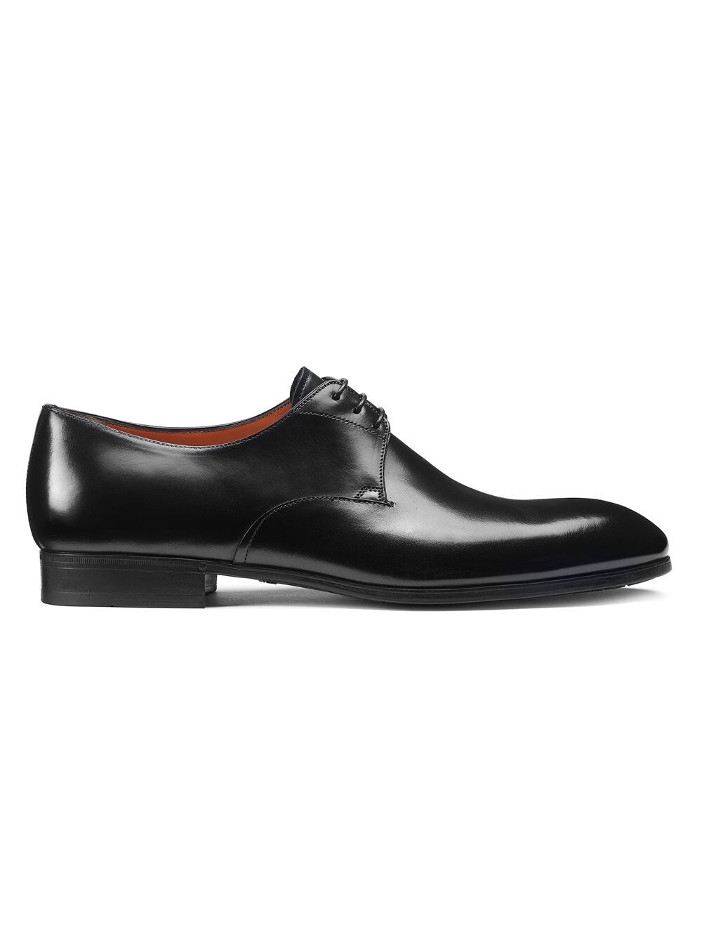 

Кожаные классические туфли на шнуровке Santoni, черный