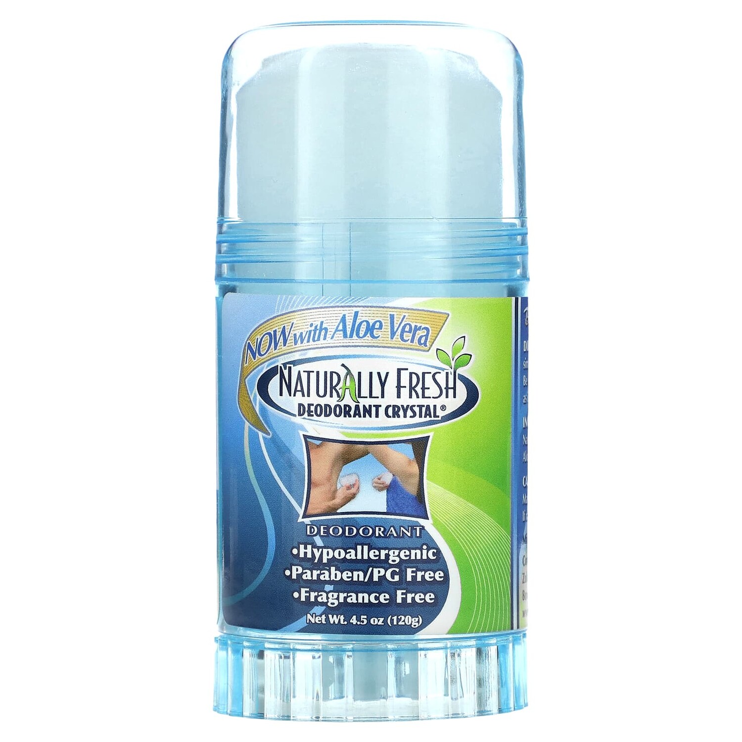 

Deodorant Crystal, дезодорант, без отдушки, 120 г (4,5 унции), Naturally Fresh
